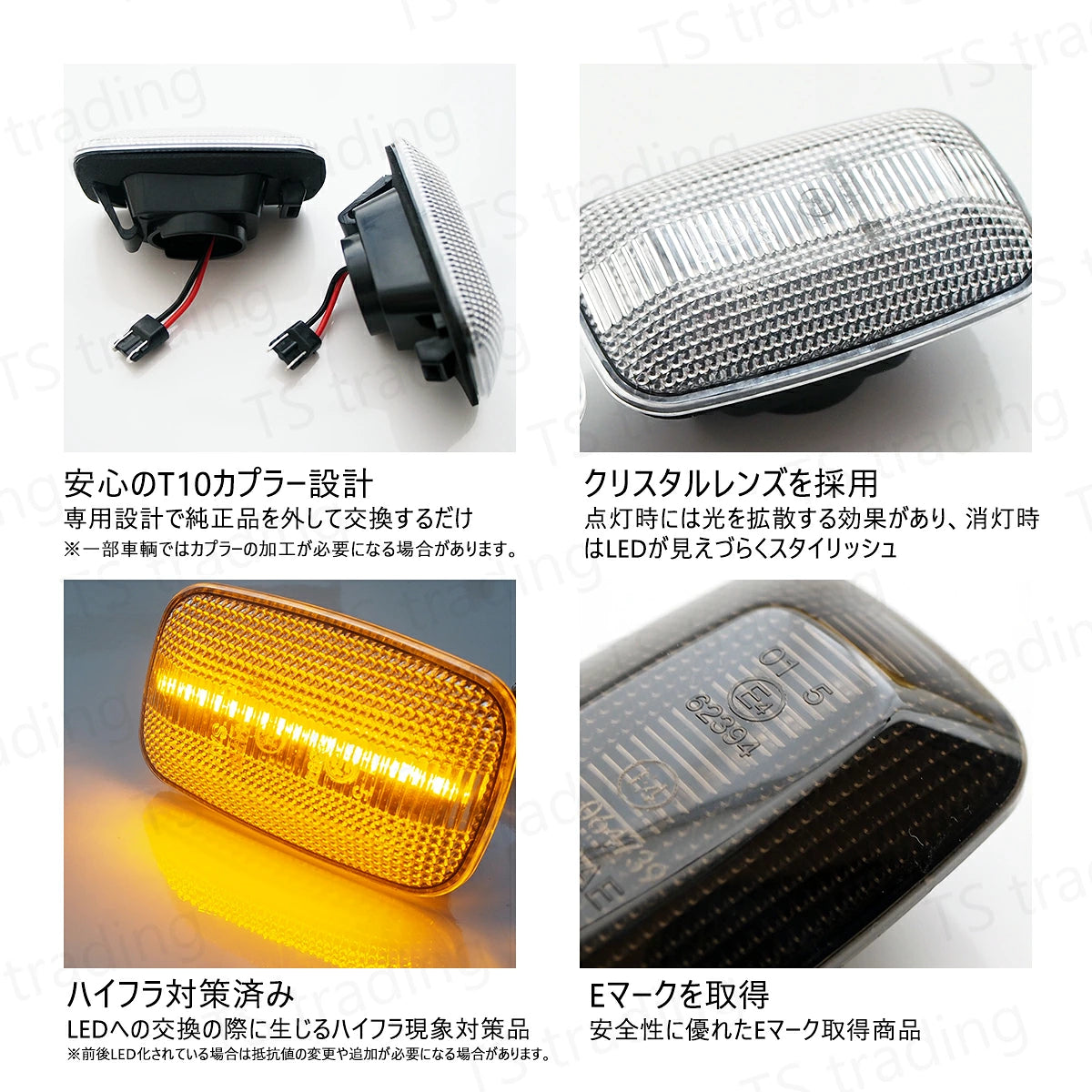 Sequential LED Side Marker Lights for Toyota Land Cruiser 70 Series GRJ7# GDJ76W
