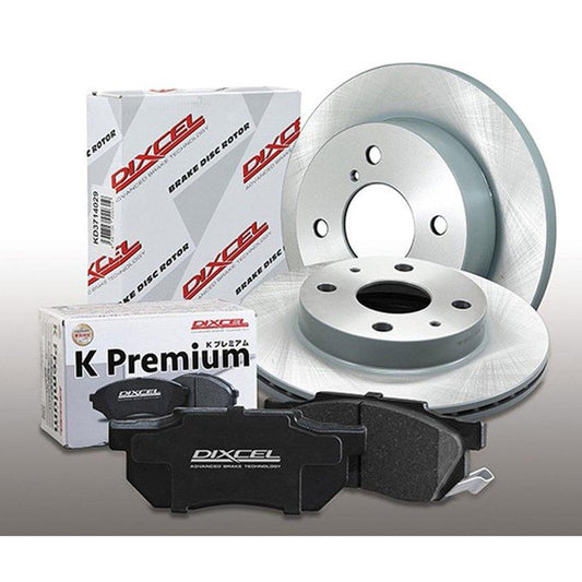 DIXCEL Front Brake Rotor & Brake Pad Left/Right Set Fits Honda Acty HA3 HA4 HA5 HH3 HH4