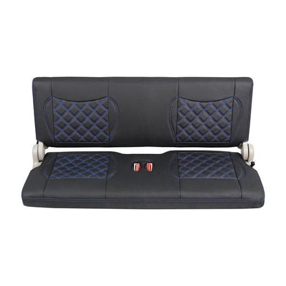 Blue Stitch Seat Cover for Suzuki Every Wagon DA17V GA PA PC with Integrated Headrest