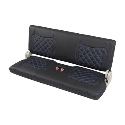 Blue Stitch Seat Cover for Suzuki Every Wagon DA17V GA PA PC with Integrated Headrest