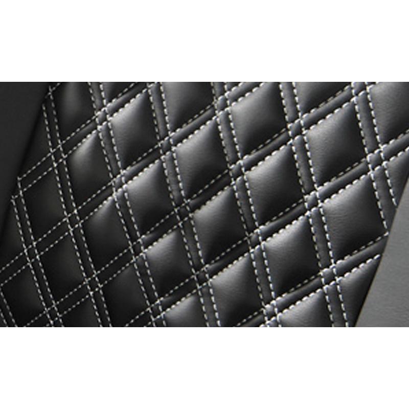 Artina Luxury Seat Cover Black/Silver Fits Toyota Land Cruiser UZJ100W HDJ101K