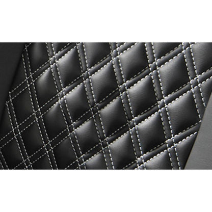 Artina Luxury Seat Cover Black/Silver Fits Toyota Land Cruiser UZJ100W HDJ101K