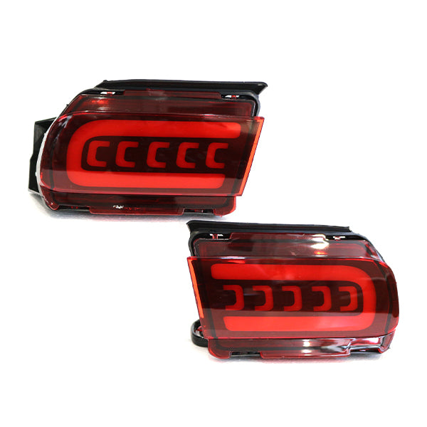 Fits Toyota Land Cruiser 150 Series Late Model LED Reflector Sequential Flow Left & Right Set Red Tail Lens
