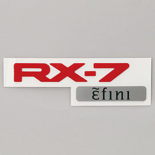 MAZDA Genuine JDM Savannah RX-7 FD3S Anfini Rear RED Emblem F100-51-711B Ornament