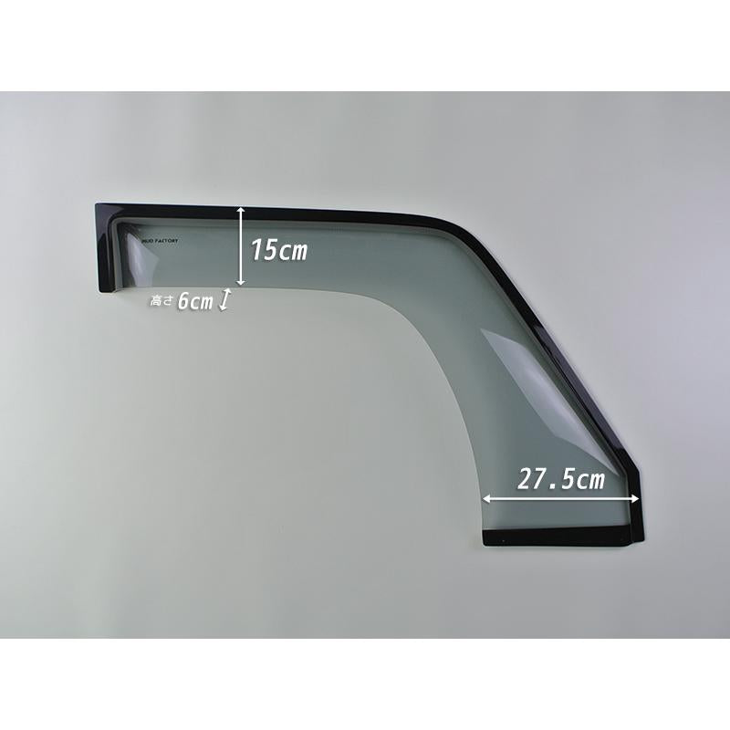 Super Wide Front Door Visor Fits Toyota Land Cruiser 70 Series Prado 1990-2015