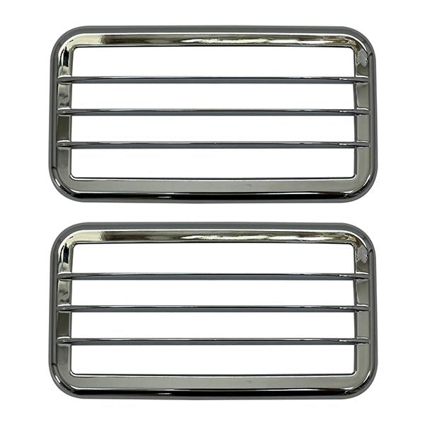 ABS Material Tail Lamp Garnish Cover Silver Chrome Finish 2P Set Fits Suzuki Carry Truck / Super Carry DA16T