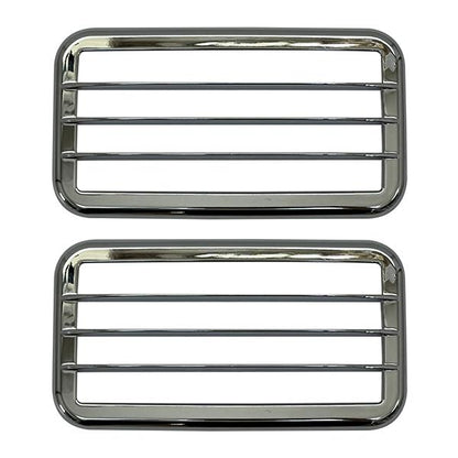 ABS Material Tail Lamp Garnish Cover Silver Chrome Finish 2P Set Fits Suzuki Carry Truck / Super Carry DA16T