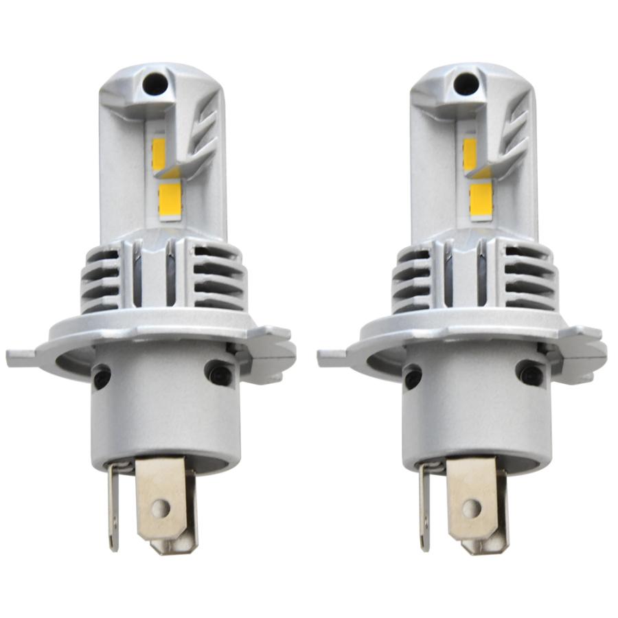 H4 LED Headlight Bulbs 12V Set of 2 – Warm Halogen Color 5000 Lumens Fits Honda Acty Truck HA3 HA4