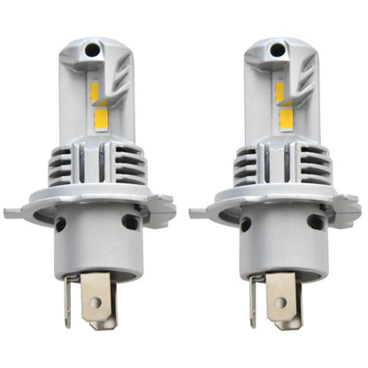 H4 LED Headlight Bulbs 12V Set of 2 – Warm Halogen Color 5000 Lumens Fits Honda Acty Truck HA3 HA4