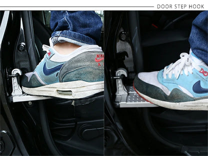 خطاف عتبة الباب أسود اللون، يناسب سيارات لاند كروزر من الفئة 200 (الجيل الأول/الجيل المتوسط)