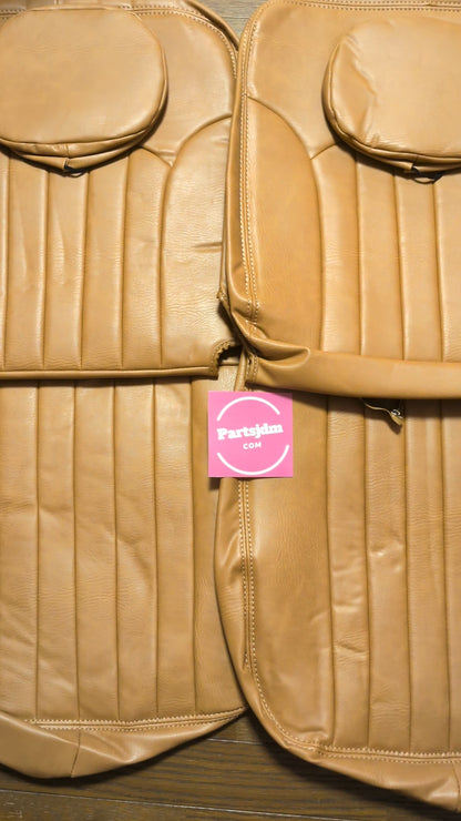 Subaru Sambar Truck TT1 TT2 Vintage Brown Leather Seat Cover (Feb 1999 – Mar 2012)