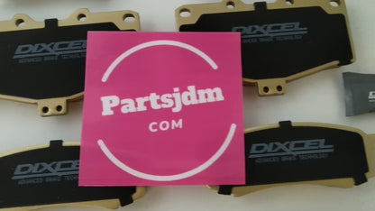 طقم تيل فرامل DIXCEL من النوع X لسيارة واحدة، يناسب لاند كروزر برادو KZJ78G KZJ78W