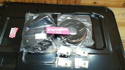 SUBARU Genuine Sambar Trap door Service hole cover truck engine hood & Lid Molding & BOLT set TV1 TT1