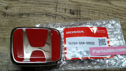 Genuine Honda S2000 AP1 AP2 Emblem M Front Red 75700-S2A-000ZE