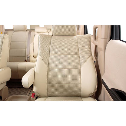 Artina Proud Series Precious Leather Seat Covers Ivory Fits Toyota Land Cruiser UZJ100W HDJ101K