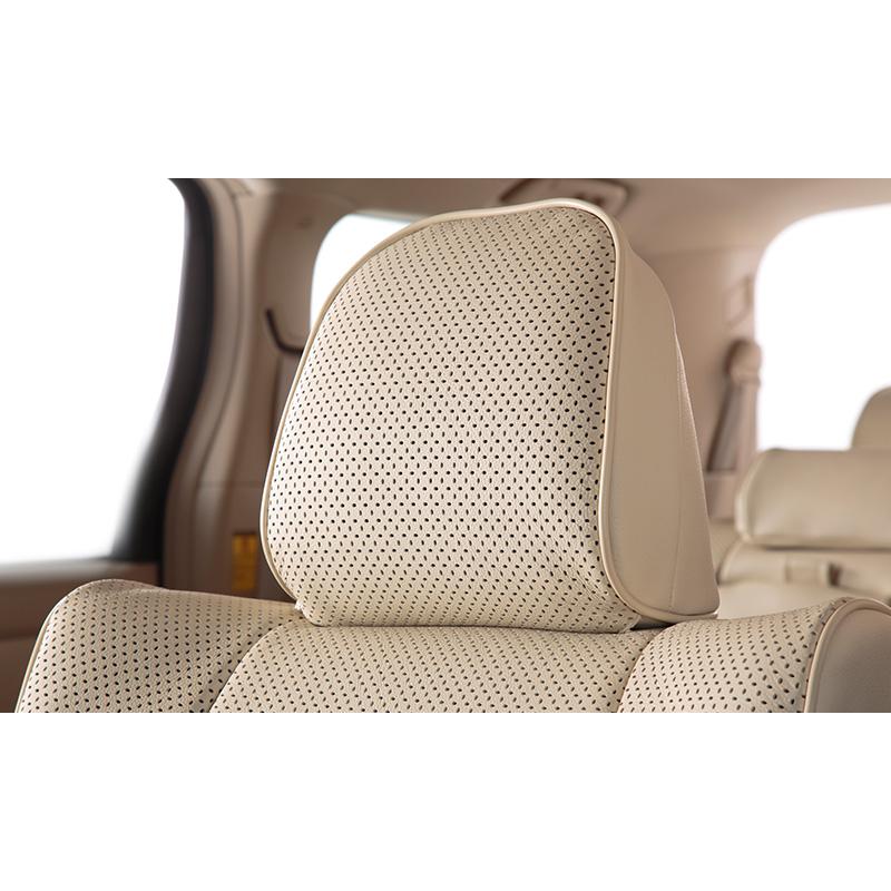 Artina Proud Series Precious Leather Seat Covers Ivory Fits Toyota Land Cruiser UZJ100W HDJ101K