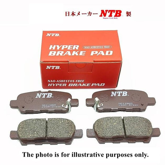 Fits Toyota Land Cruiser HDJ101K Brake Pads Rear NTB TY2179