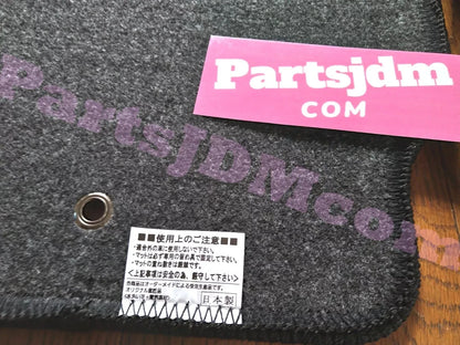 Fits Honda Acty Van Street HH3 HH4 (1993–1999) Black Floor Mats Front & Rear Left/Right Set