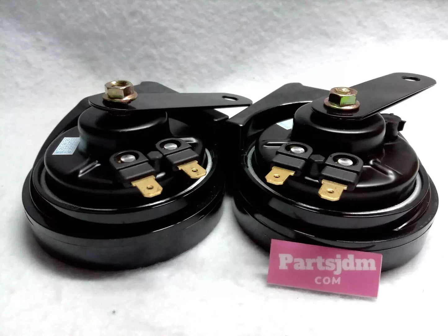 بوق شاحنة هوندا أكتي، بنمط لكزس، صوت منخفض وعالي، طقم من قطعتين HA8 HA9 أسود