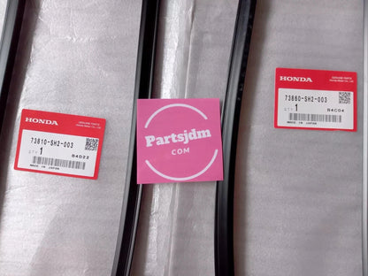 HONDA Genuine JDM CRX 88-91 Quarter Window Glass Outside Molding Left & Right