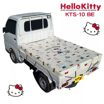 Sanrio Hello Kitty Beige Tonneau Cover for Daihatsu Hijet Honda Acty Kei Truck