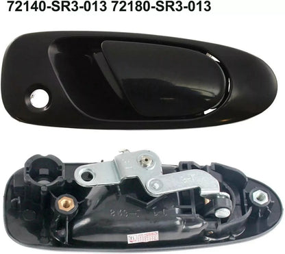 طقم مقابض أبواب خارجية أصلية من هوندا، طراز سيفيك 92-95 بثلاثة أبواب (EG3، EG4، EG6، EG8، EG9، EJ1)، يمين ويسار