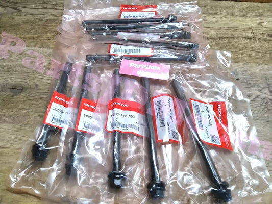 مسامير رأس الأسطوانة JDM هوندا 90006-P72-003 عدد 10، إنتيجرا DC2 B18C VTEC أصلية من المصنع