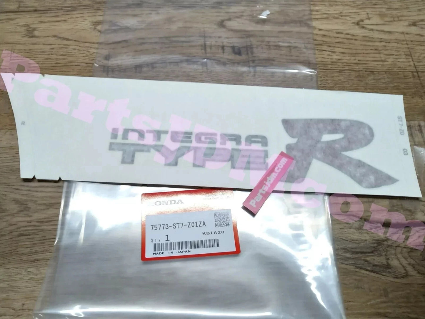 Genuine Honda Integra Type R DC2 Sticker set 75773-ST7-Z01ZA 75783-ST7-Z01ZA