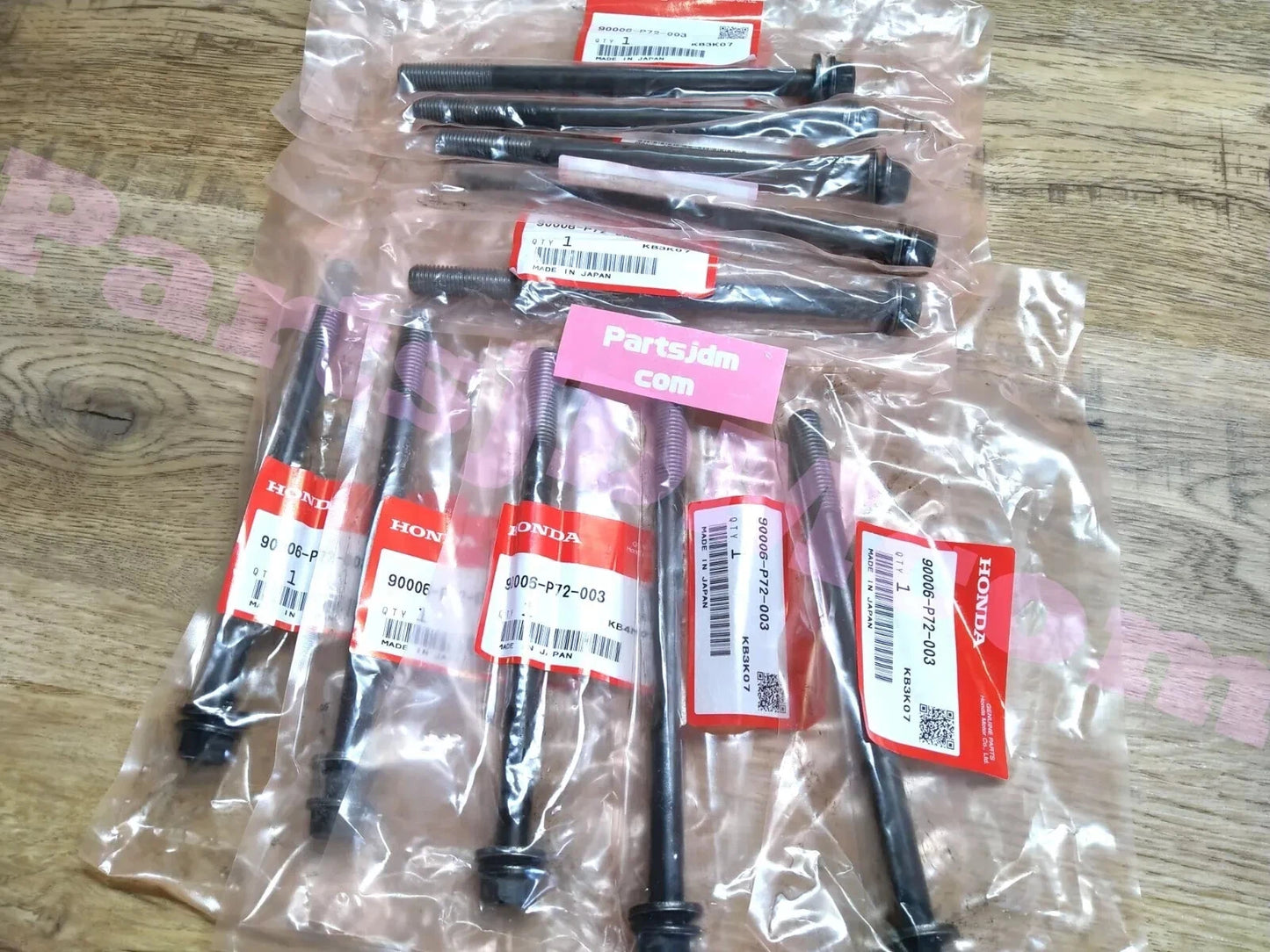 Cylinder Head JDM Bolt HONDA 90006-P72-003 x10 INTEGRA DC2 B18C VTEC OEM GENUINE