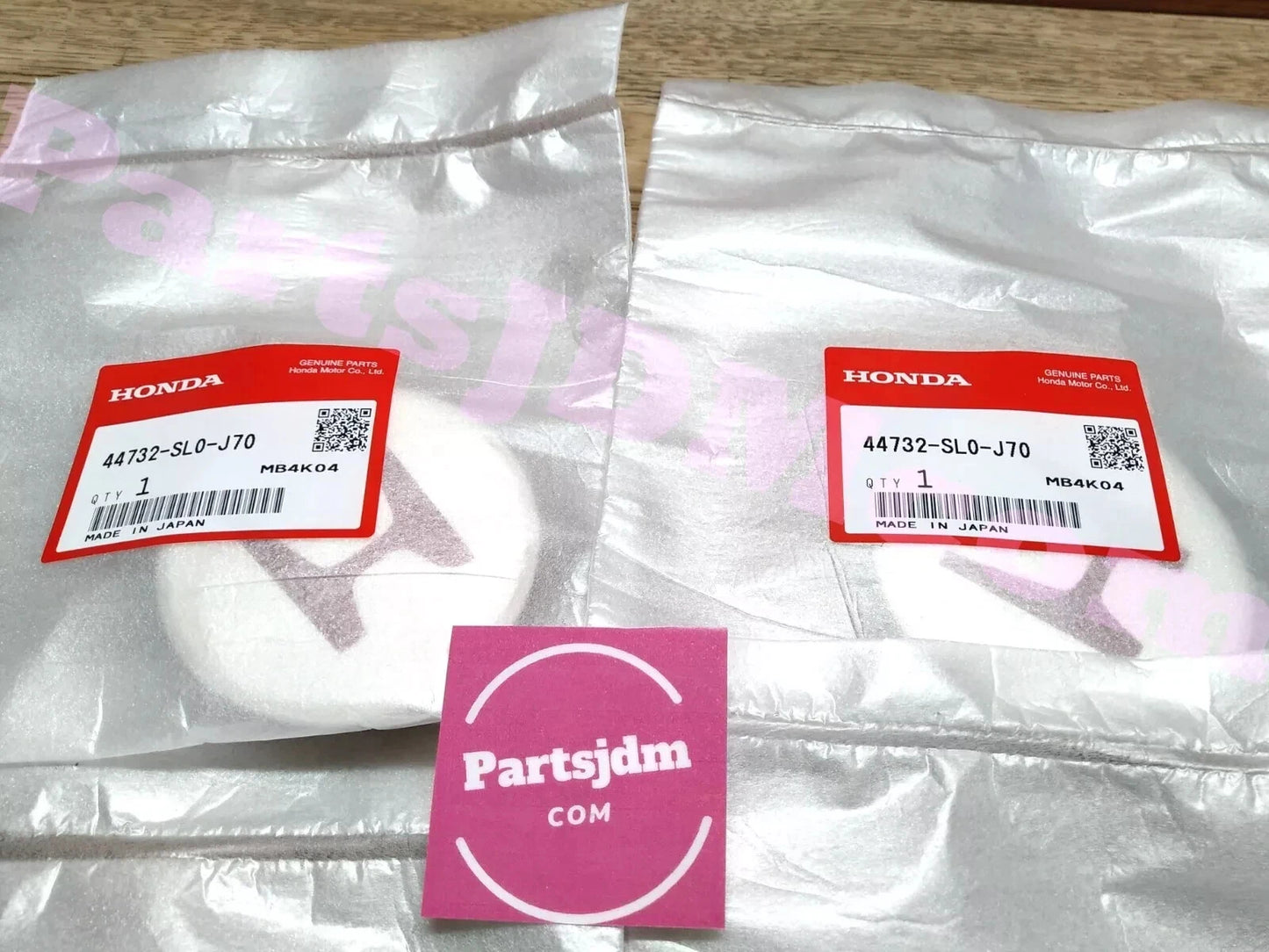 غطاء مركزي أصلي من هوندا JDM 44732-SL0-J70 لسيارة سيفيك تايب آر EK9، طقم من 4 قطع