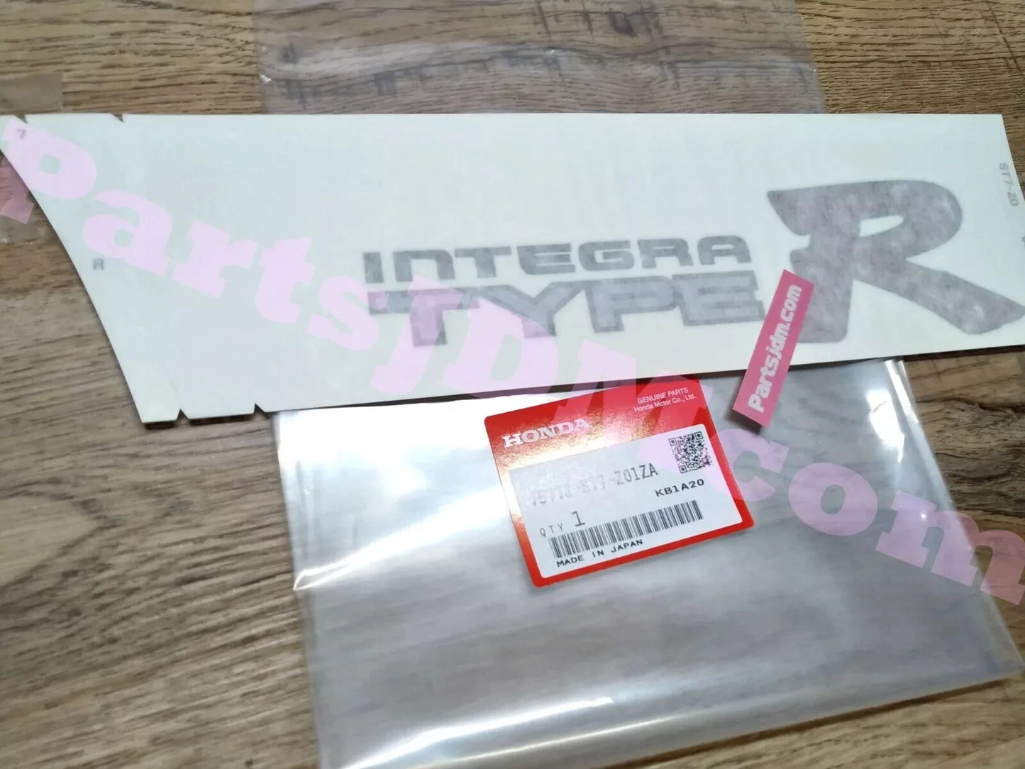 Genuine Honda Integra Type R DC2 Sticker set 75773-ST7-Z01ZA 75783-ST7-Z01ZA