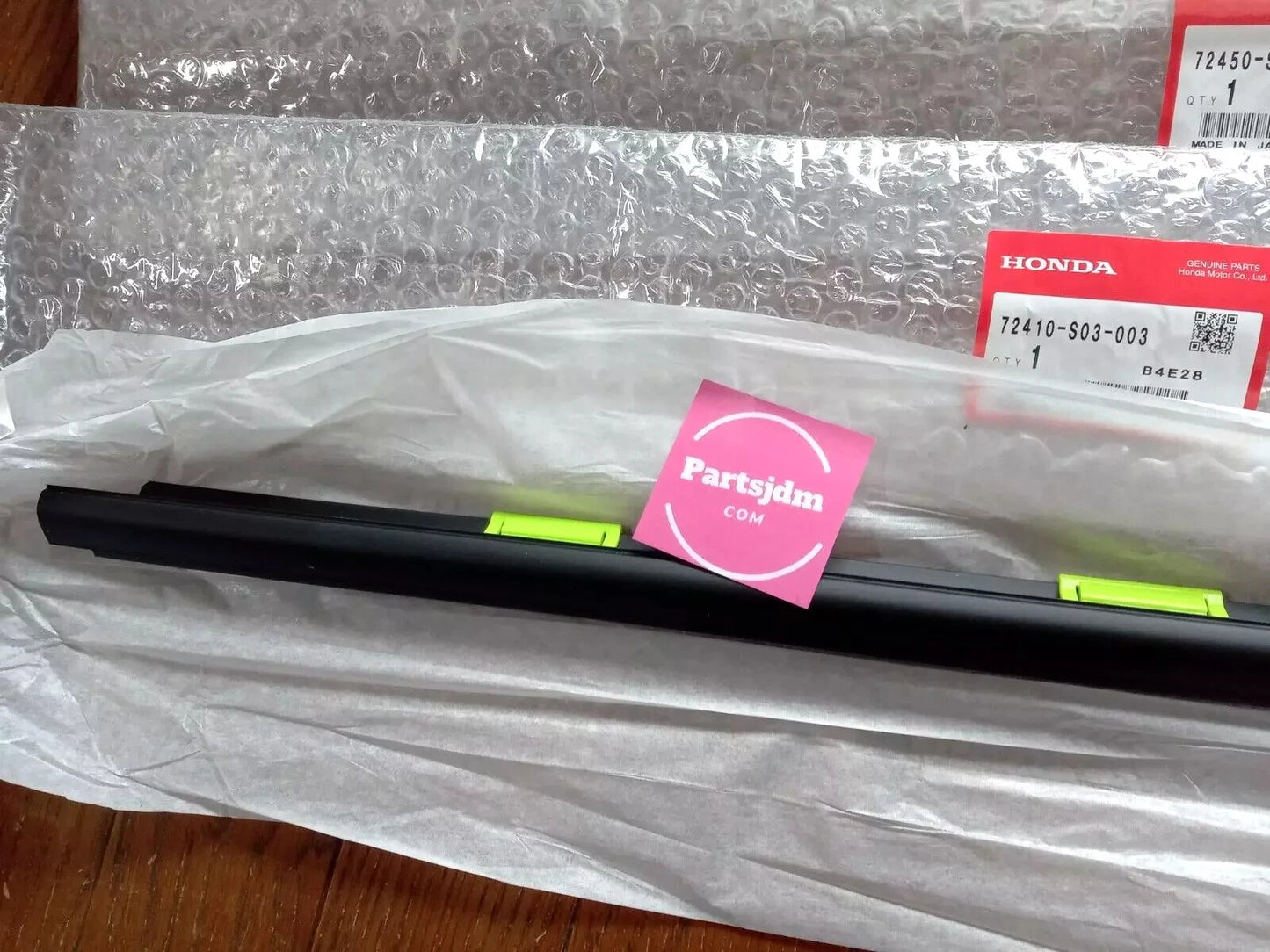 قالب نافذة الباب الأمامي الأصلي من هوندا JDM لسيارات سيفيك EK9 و EK4 تايب آر موديلات 95-00 (يسار ويمين)