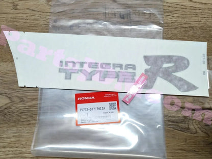 Genuine Honda Integra Type R DC2 Sticker set 75773-ST7-Z01ZA 75783-ST7-Z01ZA
