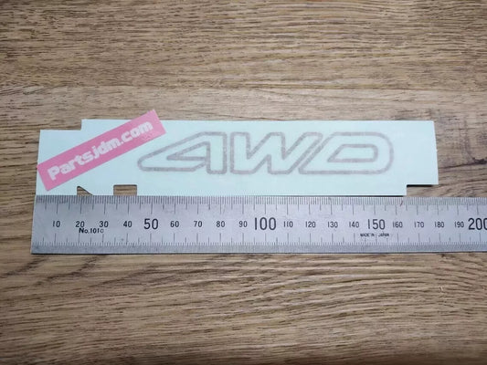 Genuine Subaru Sambar decal Sticker 4WD 93073TC260