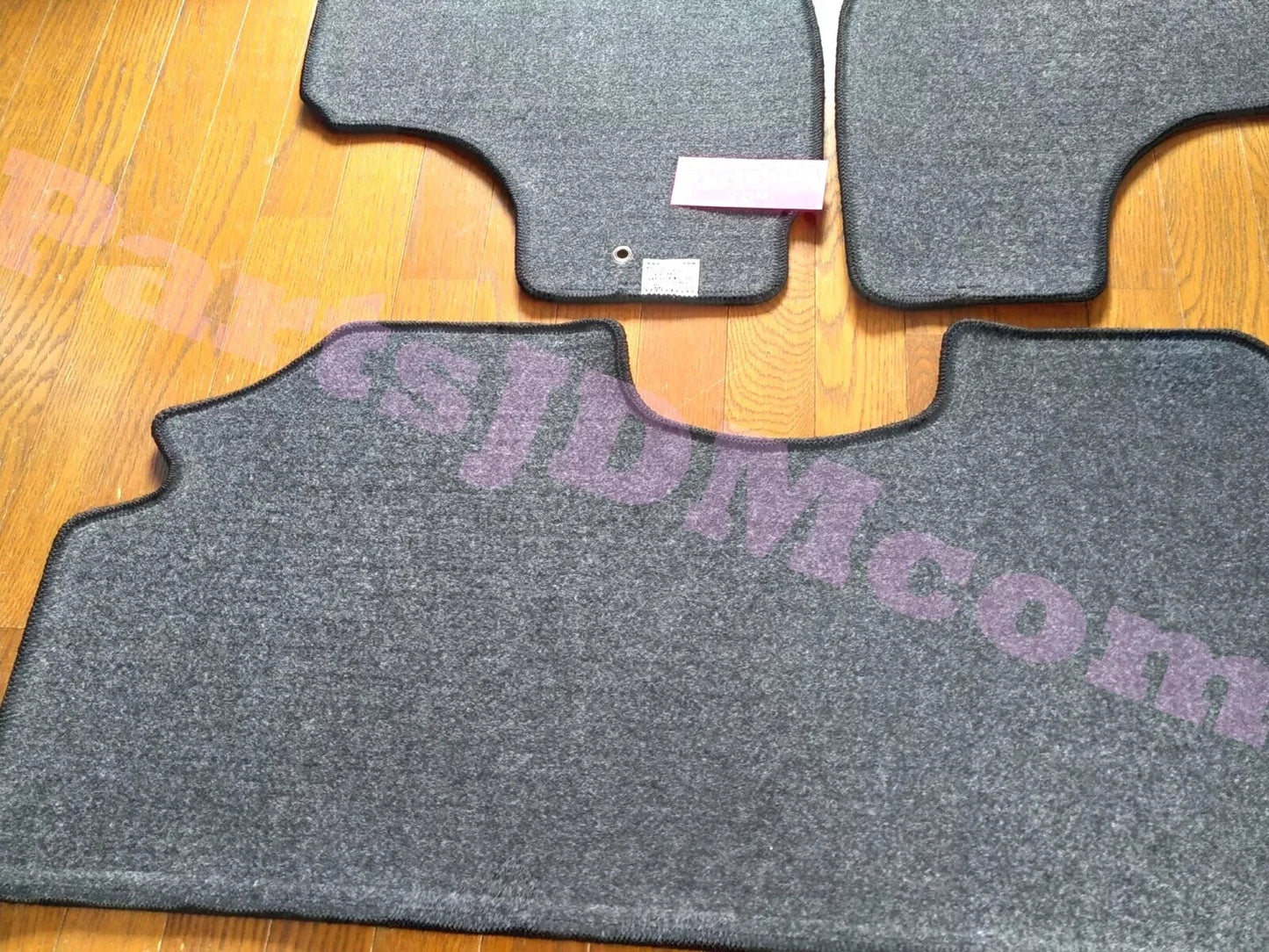 Fits Honda Acty Van Street HH3 HH4 (1993–1999) Black Floor Mats Front & Rear Left/Right Set