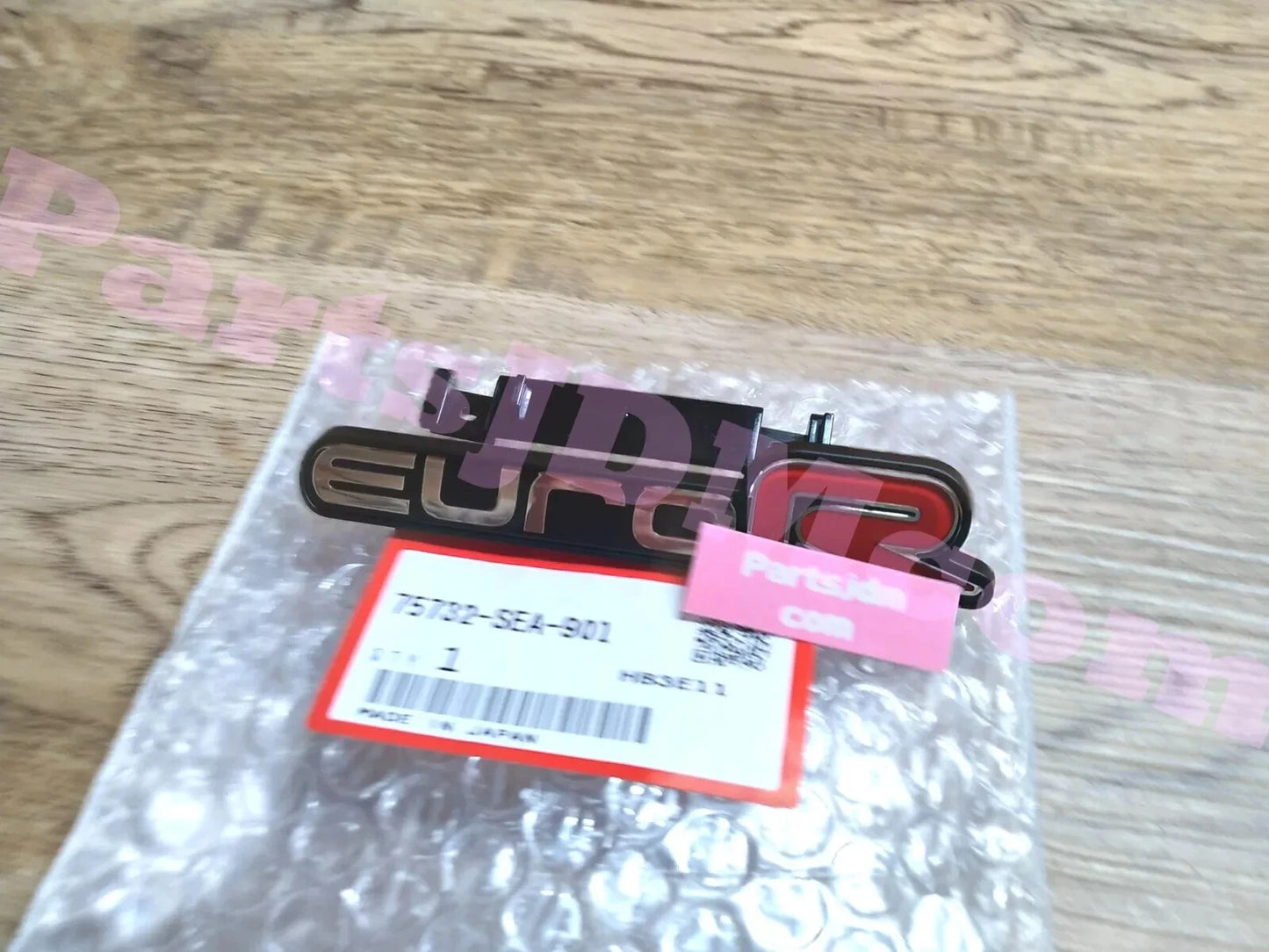 Honda Genuine JDM Accord Euro R Emblem Front 75732-SEA-901 OEM Euro-R CL7 CL8 CL9