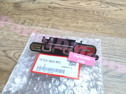 Honda Genuine JDM Accord Euro R Emblem Front 75732-SEA-901 OEM Euro-R CL7 CL8 CL9