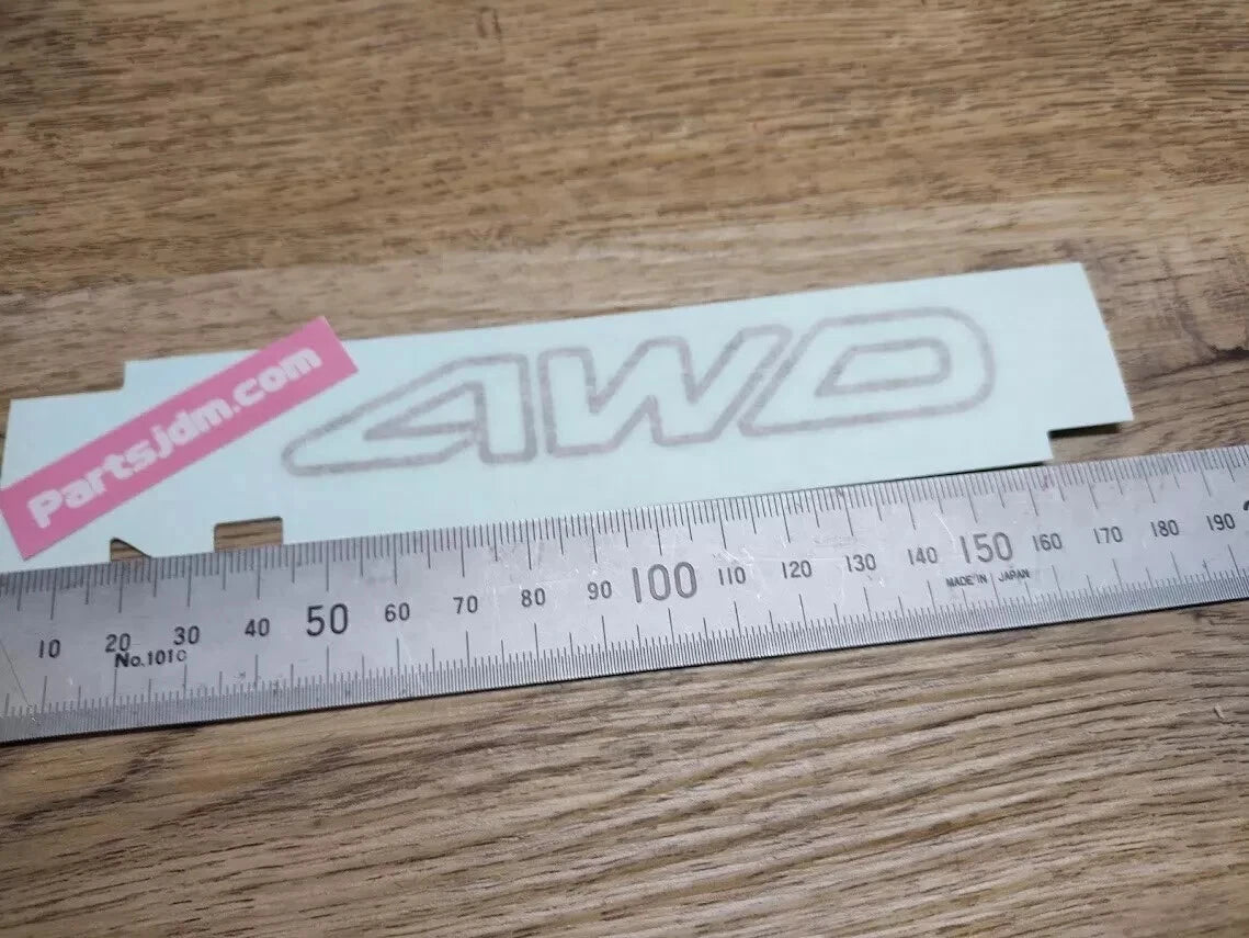 Genuine Subaru Sambar decal Sticker 4WD 93073TC260