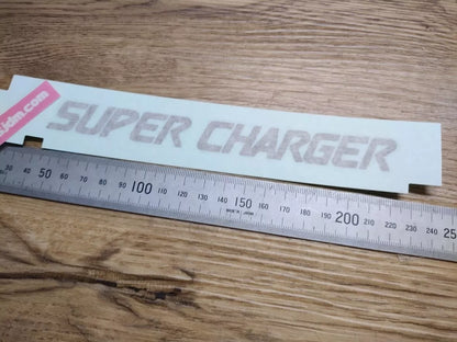 SUBARU Super charger label emblem Decal sticker 93073TC270 JDM OEM Genuine  old-rarity-japan