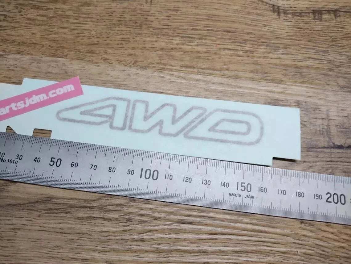 Genuine Subaru Sambar decal Sticker 4WD 93073TC260