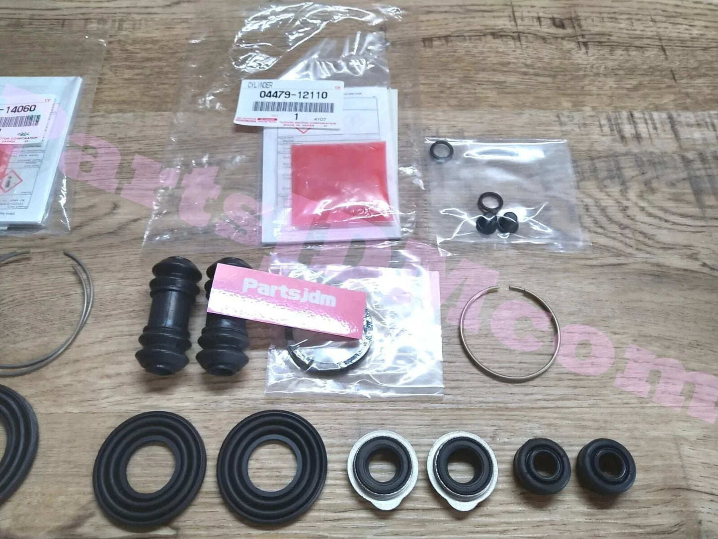 TOYOTA AE86 JDM Corolla Levin Trueno Front & Rear Caliper Repair Kit Set Genuine