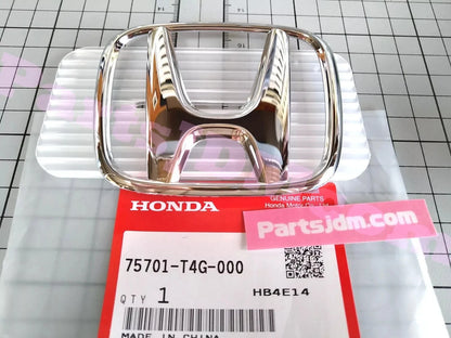 Genuine Honda Civic Rear H Emblem 75701-T4G-000