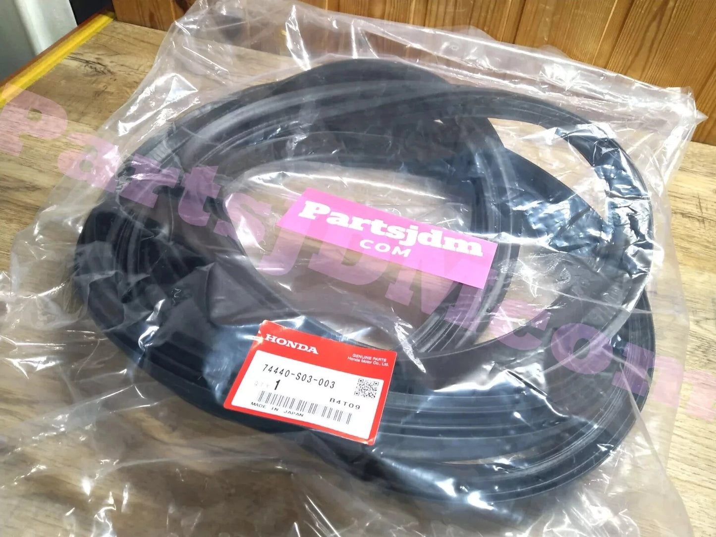 شريط مانع لتسرب الماء لباب صندوق السيارة من هوندا سيفيك EK9 EK4، أصلي من المصنع (JDM) برقم 74440-S03-003.