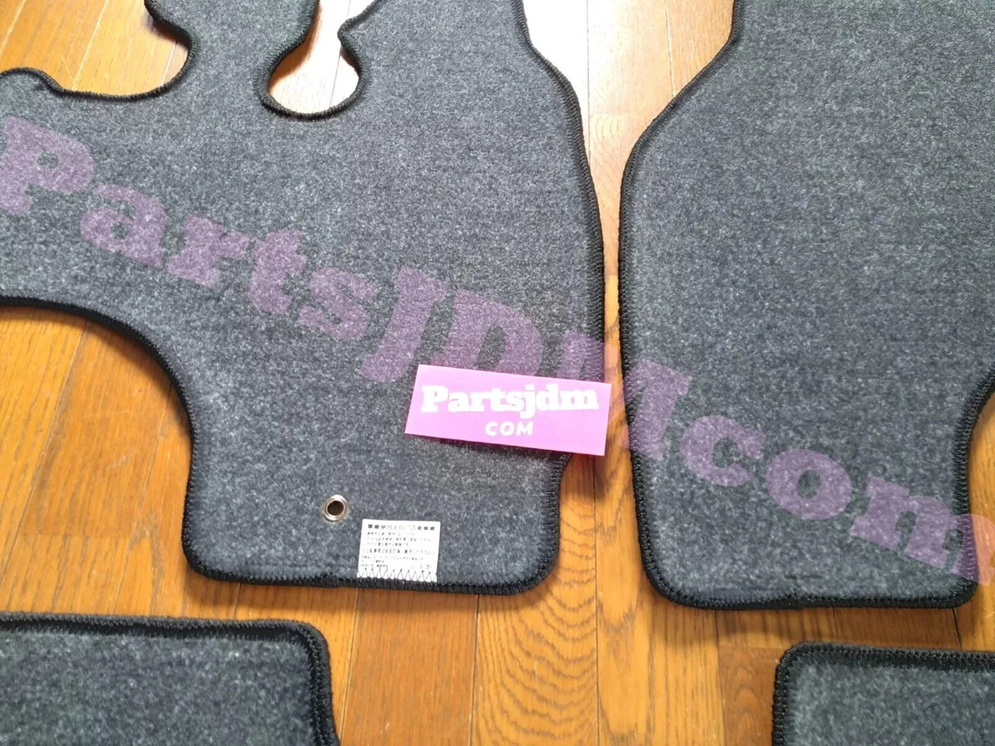 Fits Honda Acty Van Street HH3 HH4 (1993–1999) Black Floor Mats Front & Rear Left/Right Set