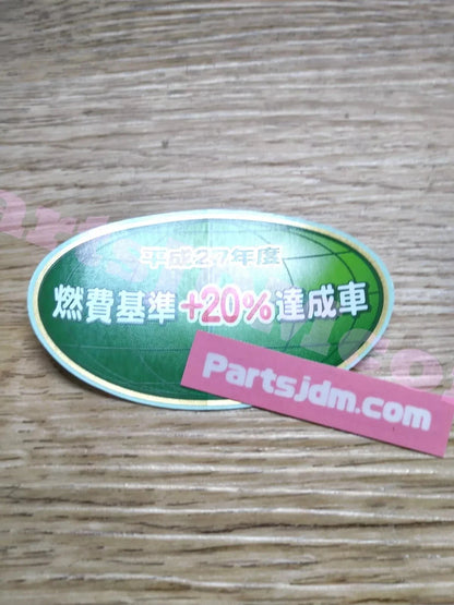 Japanese Emission Car Sticker Decal Set JDM Genuine Honda Toyota