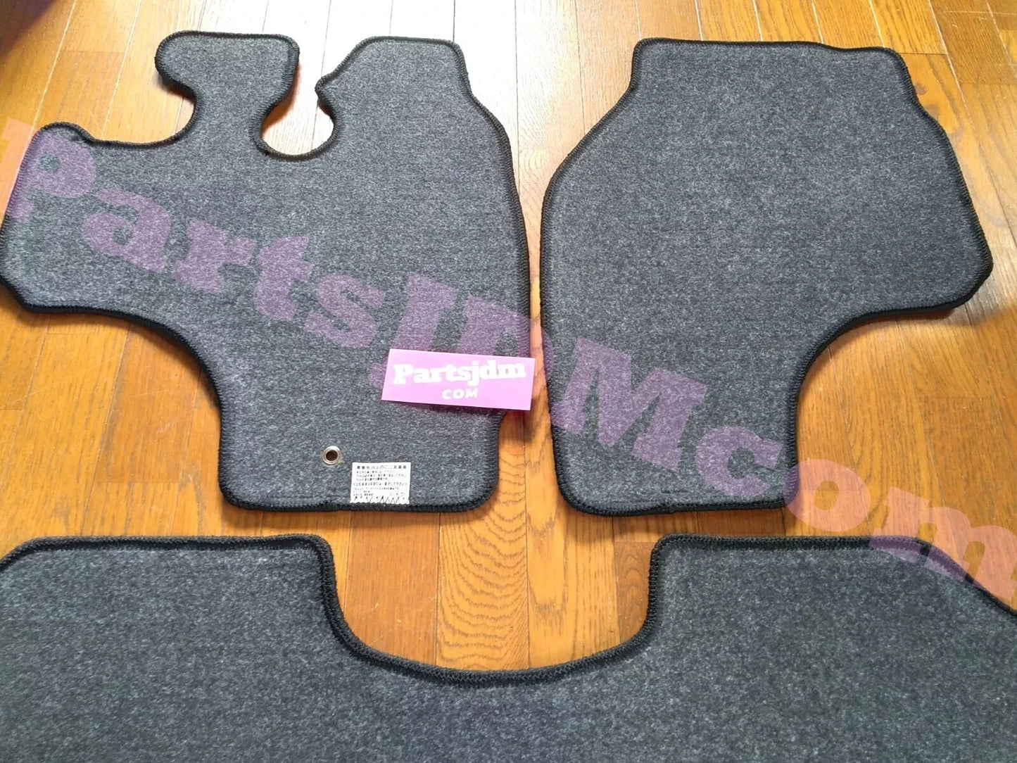 Fits Honda Acty Van Street HH3 HH4 (1993–1999) Black Floor Mats Front & Rear Left/Right Set