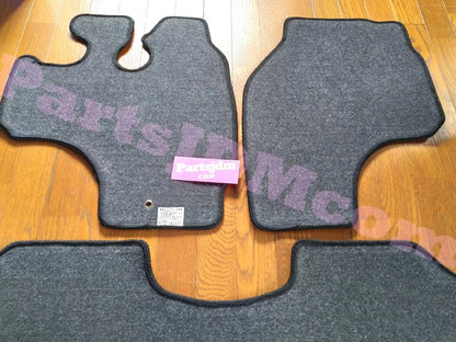 Fits Honda Acty Van Street HH3 HH4 (1993–1999) Black Floor Mats Front & Rear Left/Right Set