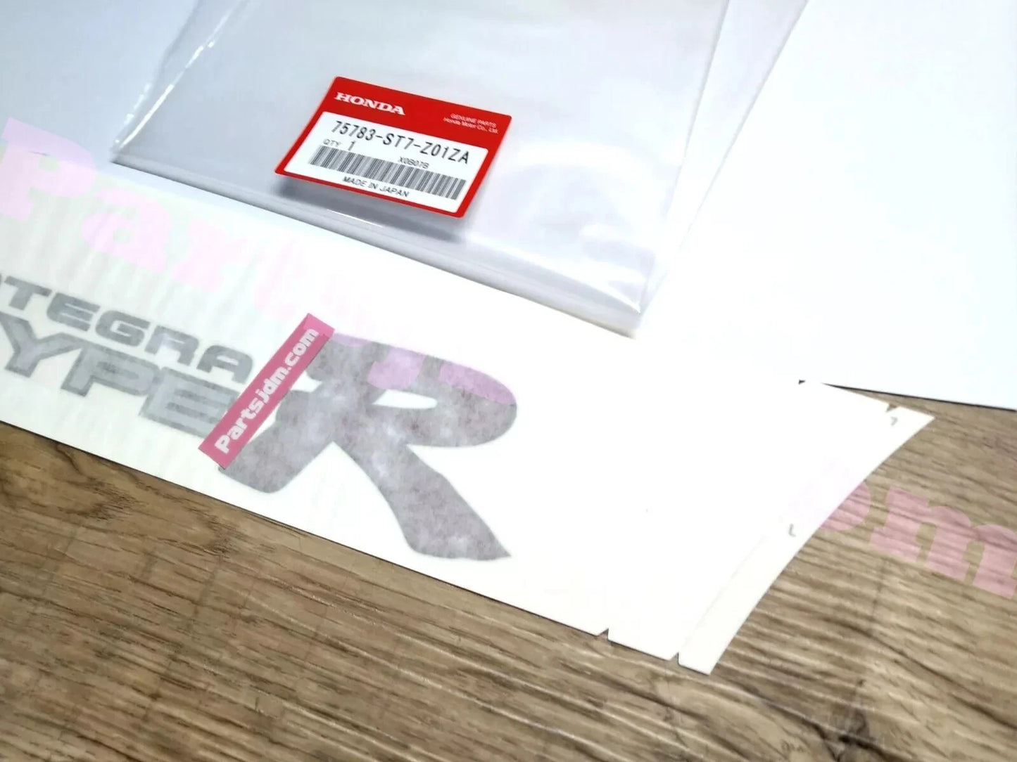 Genuine Honda Integra Type R DC2 Sticker set 75773-ST7-Z01ZA 75783-ST7-Z01ZA
