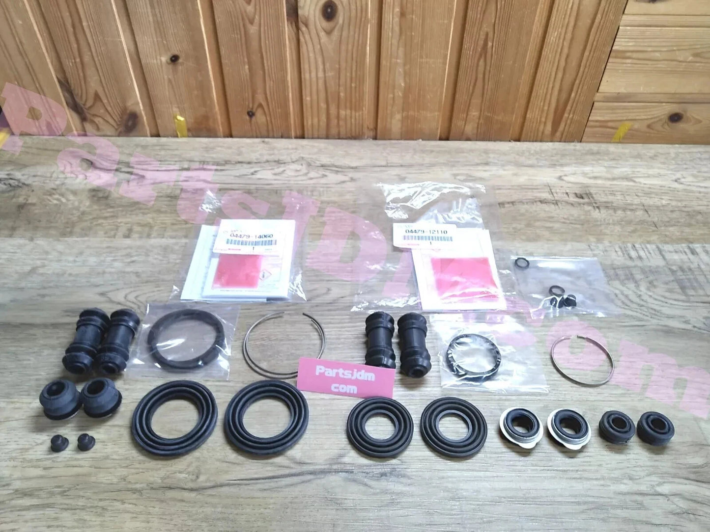 TOYOTA AE86 JDM Corolla Levin Trueno Front & Rear Caliper Repair Kit Set Genuine