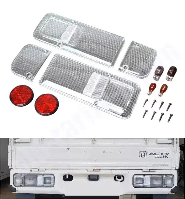 Fits HONDA ACTY TRUCK HA8/HA9 All Clear Tail Lens Left/Right Set